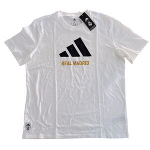 Real Madrid adidas SZN TE2 Logo T-Shirt Size Medium NWT